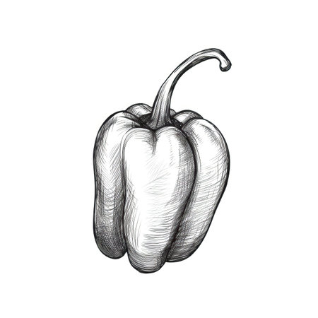 black pepper ai generated. red background, hot seed, chili top black pepper illustrationの素材