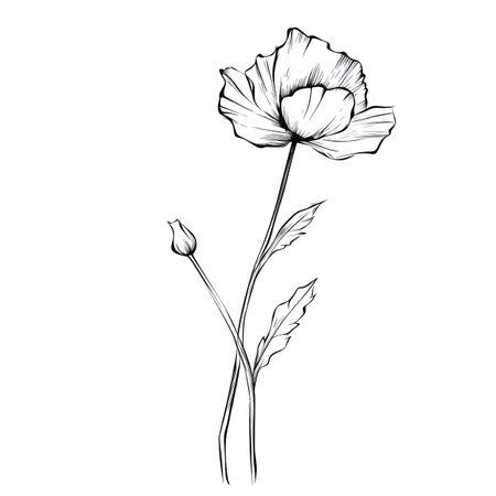 floral flower ai generated. leaf plant, design summer, branch garden floral flower illustrationの素材