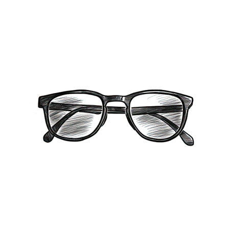 icon sunglasses ai generated. black eye, cool retro, glass fashion icon sunglasses illustrationの素材