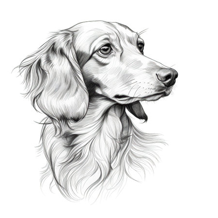 pet Dachshund Dog ai generated. puppy cute, happy toy, face background pet Dachshund Dog illustrationの素材