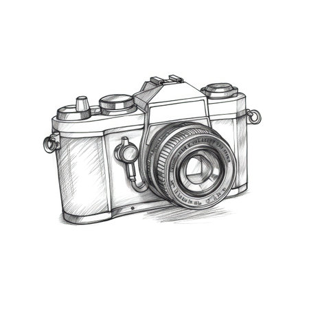 icon camera ai generated. photography picture, photograph digital, capture lens icon camera illustrationの素材