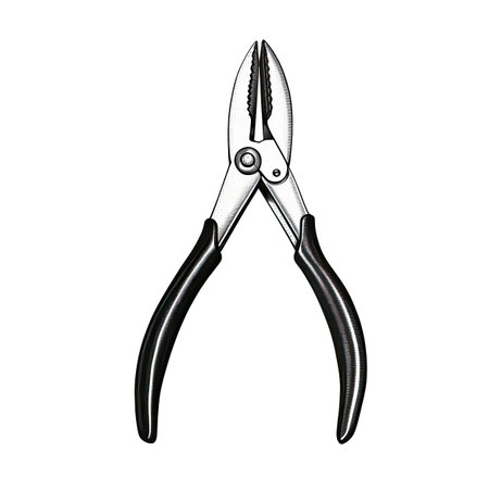 repair plier tool ai generated. screwdriver wrench, spanner drill, building saw repair plier tool illustrationの素材