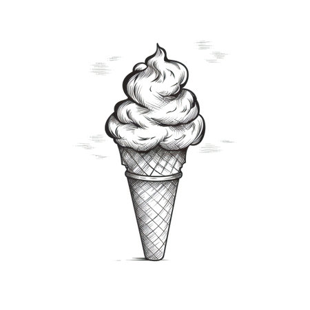 background ice cream ai generated. chocolate strawberry, vanilla sweet, gelato food background ice cream illustrationの素材