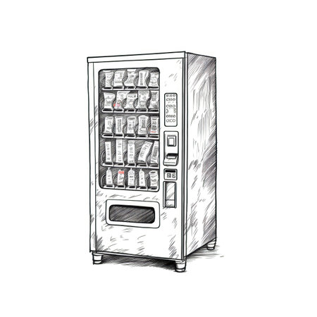 drink vending machine ai generated. beverage blank, food modern, business water drink Vending machine illustrationの素材