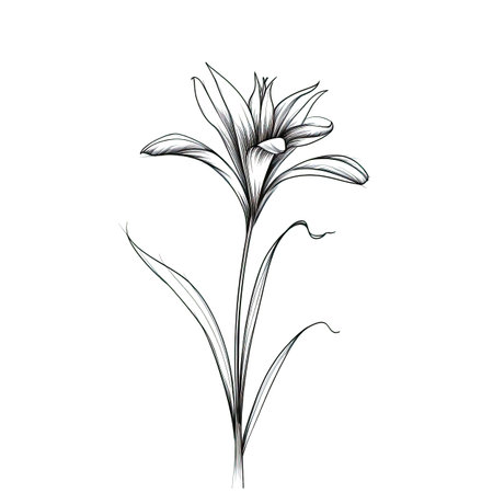 safran saffron ai generated. crocus background, field perfume, morocco closeup safran saffron illustrationの素材