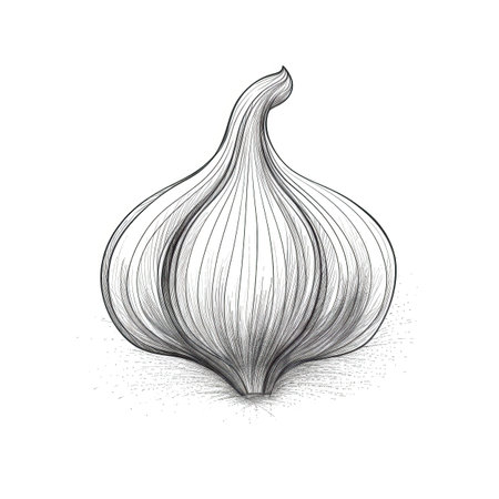 background garlic ai generated. vegetable spice, purple healthy, onion ingredient background garlic illustrationの素材