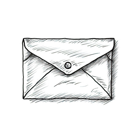 open envelope ai generated. background card, mockup design, message blank open envelope illustrationの素材