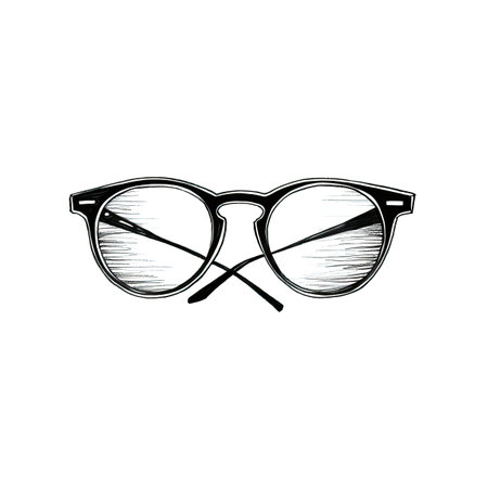 eye sunglasses ai generated. cool retro, glass fashion, summer vintage eye sunglasses illustrationの素材