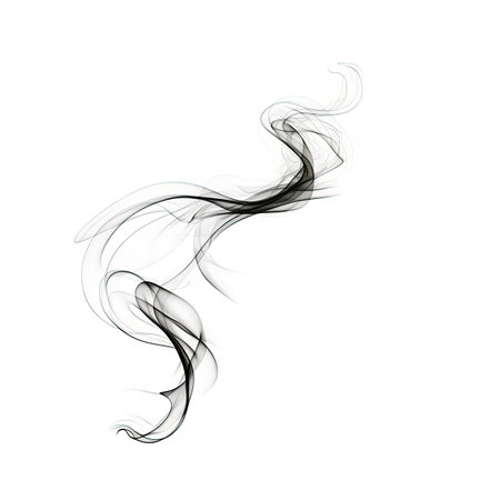 effect smoke ai generated. background steam, mist light, air wave effect smoke illustrationの素材