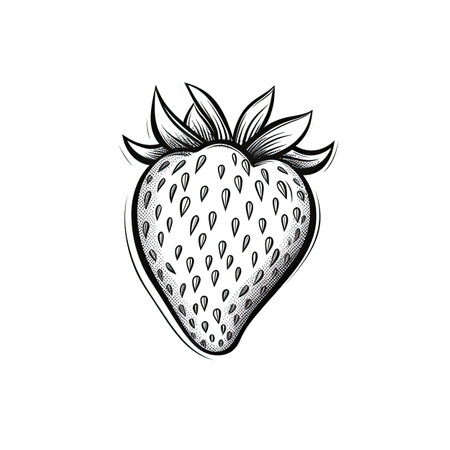 cut strawberry ai generated. food slice, half berry, whole isolate cut strawberry illustrationの素材