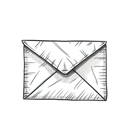 paper envelope ai generated. open background, card mockup, design message paper envelope illustrationの素材