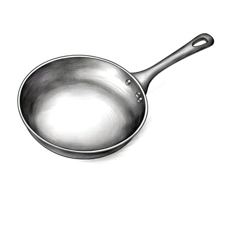cook Cast Iron Skillet ai generated. above background, frying cookware, rustic empty cook Cast Iron Skillet illustrationの素材