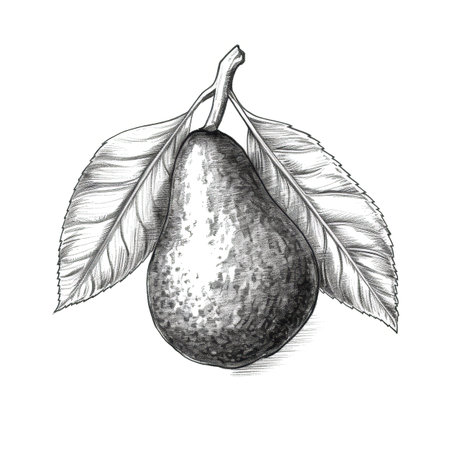 cut avocado ai generated. fresh fruit, slice green, food vegetable cut avocado illustrationの素材