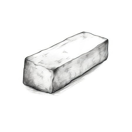 margarine bar of butter ai generated. food milk, icon stick, breakfast block margarine bar of butter illustrationの素材