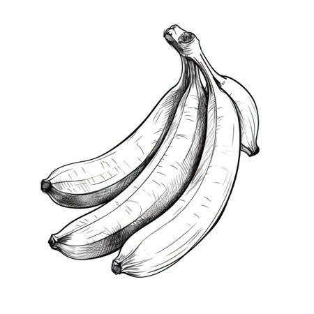 background banana ai generated. ripe fresh, bunch sweet, green object background banana illustrationの素材
