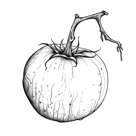 bad rotten tomato ai generated. fruit moldy, dirty smash, squash splash bad rotten tomato illustrationの素材