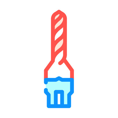 tooling materials mechanical engineer color icon vector illustrationのイラスト素材