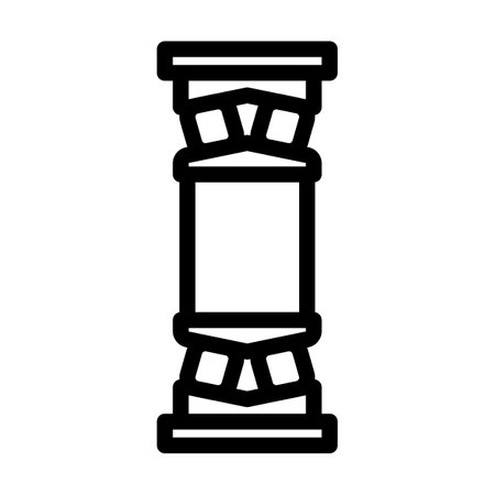 bearing design mechanical engineer line icon vector illustrationのイラスト素材