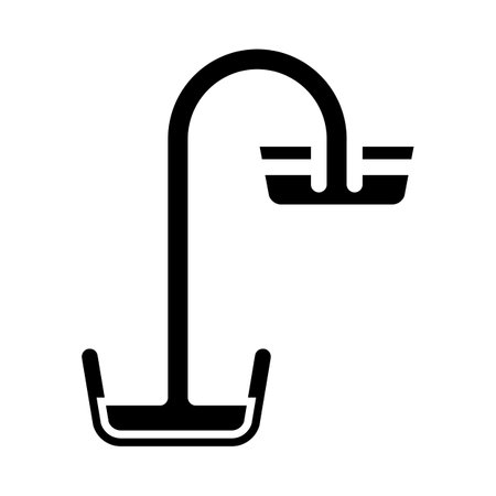 fluid mechanics mechanical engineer glyph icon vector illustrationのイラスト素材