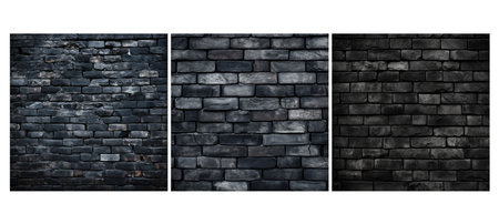 architectural brick black texture background illustration stone surface, vintage grunge, rough weathered architectural brick black texture backgroundの素材