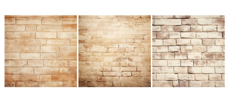 surface brick cream texture background illustration old grunge, rough weathered, worn architectural surface brick cream texture backgroundの素材