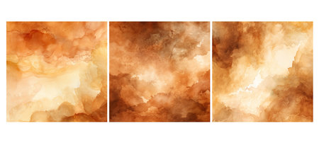paint brown watercolor background illustration artistic texture, abstract ink, design modern paint brown watercolor backgroundの素材