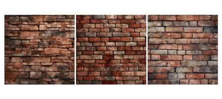 imitation faux brick stone texture surface illustration background wall, decorative construction, building material imitation faux brick stone texture surfaceの素材