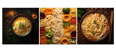cuisine noodle soup food texture background illustration cuisine ingredient, dish gourmet, meal delicious cuisine noodle soup food texture backgroundの素材