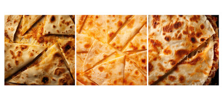 cheesy quesadilla food texture background illustration tortilla appetizer, traditional snack, culinary cooking cheesy quesadilla food texture backgroundの素材