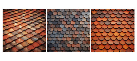 rock roof tile background illustration stone texture, surface rosewood, wood grain rock roof tile backgroundの素材