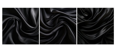 fashion silk black texture background illustration detail elegant, backdrop fine, fabric textile fashion silk black texture backgroundの素材