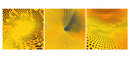 texture yellow halftone bright background illustration gradient vibrant, colorful design, artistic pop texture yellow halftone bright backgroundの素材