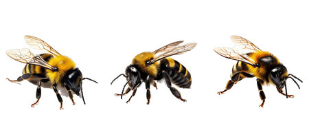 insect bumblebee illustration nature animal, honey macro, background wing insect bumblebeeの素材