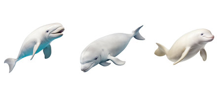 wildlife beluga whale illustration water mammal, nature sea, aquarium underwater wildlife beluga whaleの素材
