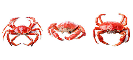 sea king crab illustration delicious boiled, legs meal, cuisine fish sea king crabの素材