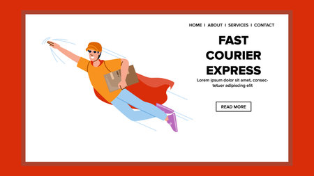 order fast courier express vectorのイラスト素材
