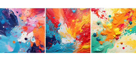 shape abstract paint blob background textureの素材