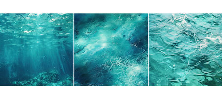 liquid aqua background textureの素材