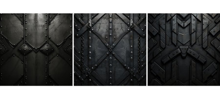 surface black metal background textureの素材