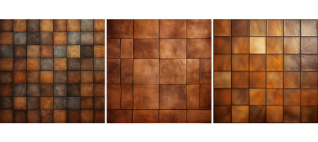 old brown tile background textureの素材