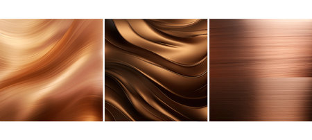 brass brushed bronze metal background textureの素材