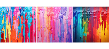 ink brushed paint drip background textureの素材