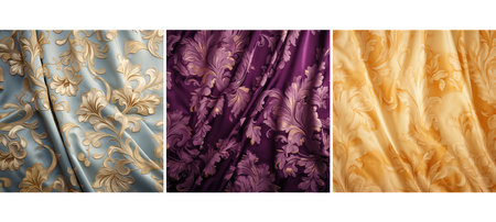 abstract drapery fabric background textureの素材