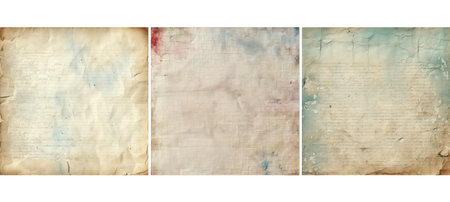 abstract faded notebook paper background textureの素材
