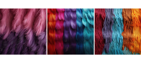 textile fringe fabric background textureの素材