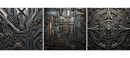 light metal design background textureの素材