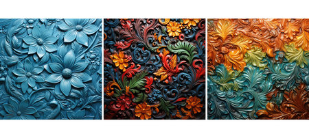 color plastic vintage art background textureの素材