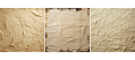 vintage ripped paper background textureの素材