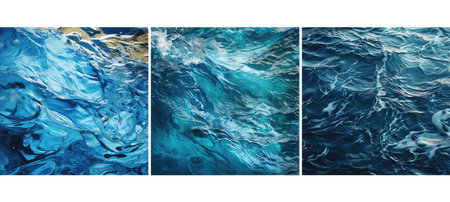 abstract water flow background textureの素材