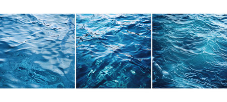 wave water ripple wallpaper background textureの素材